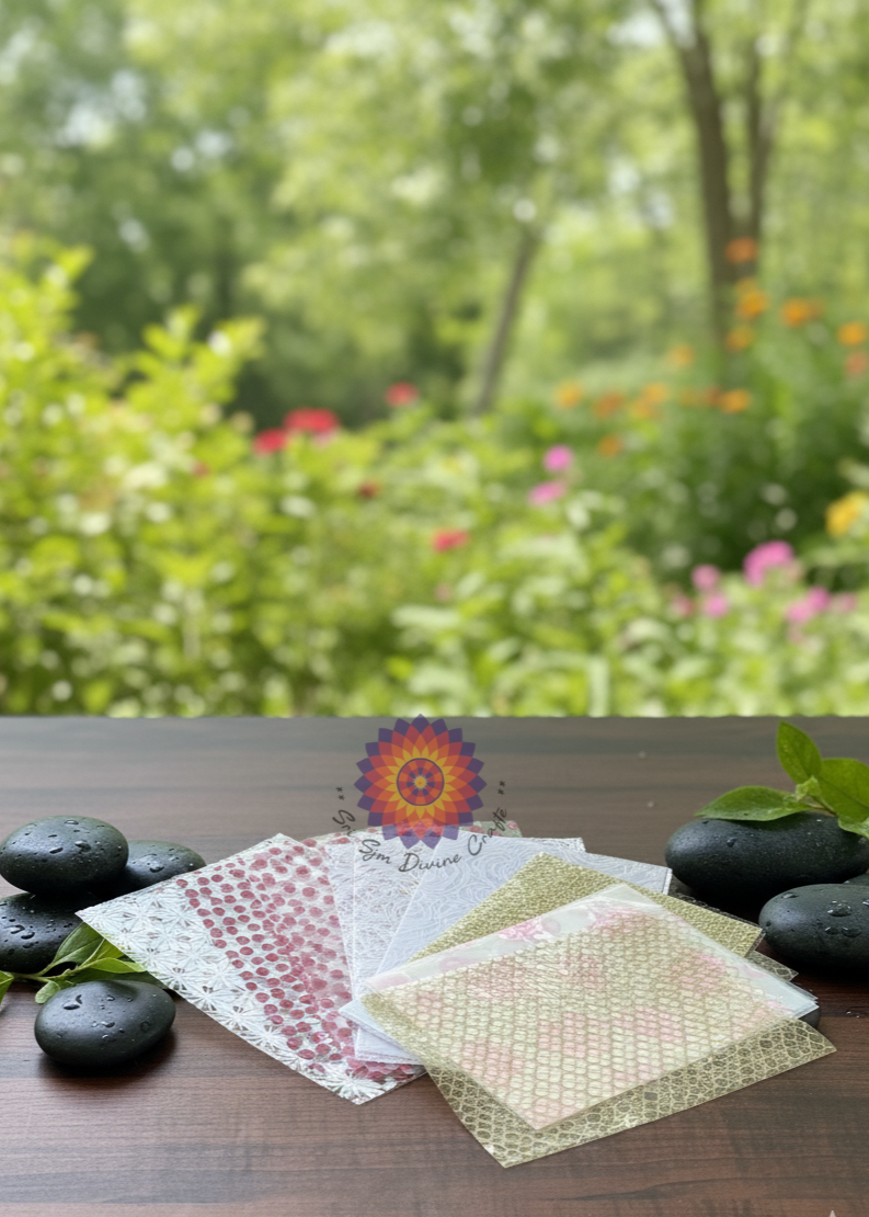 Precut Multicolor Cello Sheet(Pack of 100 sheets)