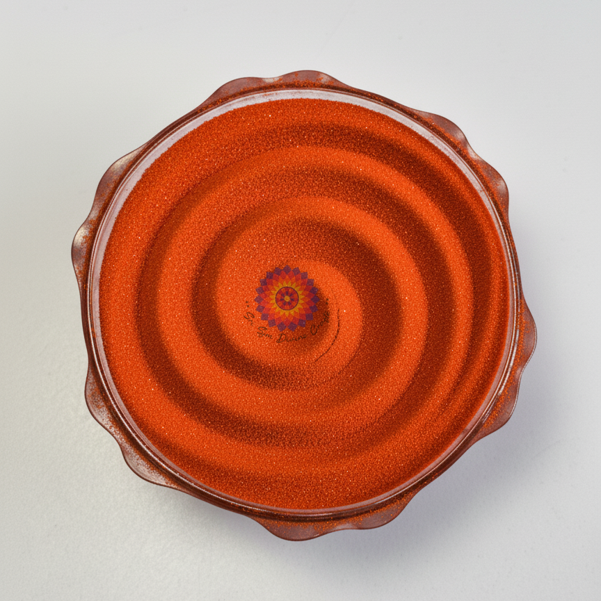 Premium Rangoli Powder - Sunset Orange