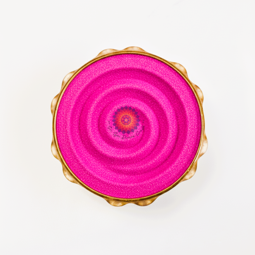 Premium Rangoli Powder - Bright Rose
