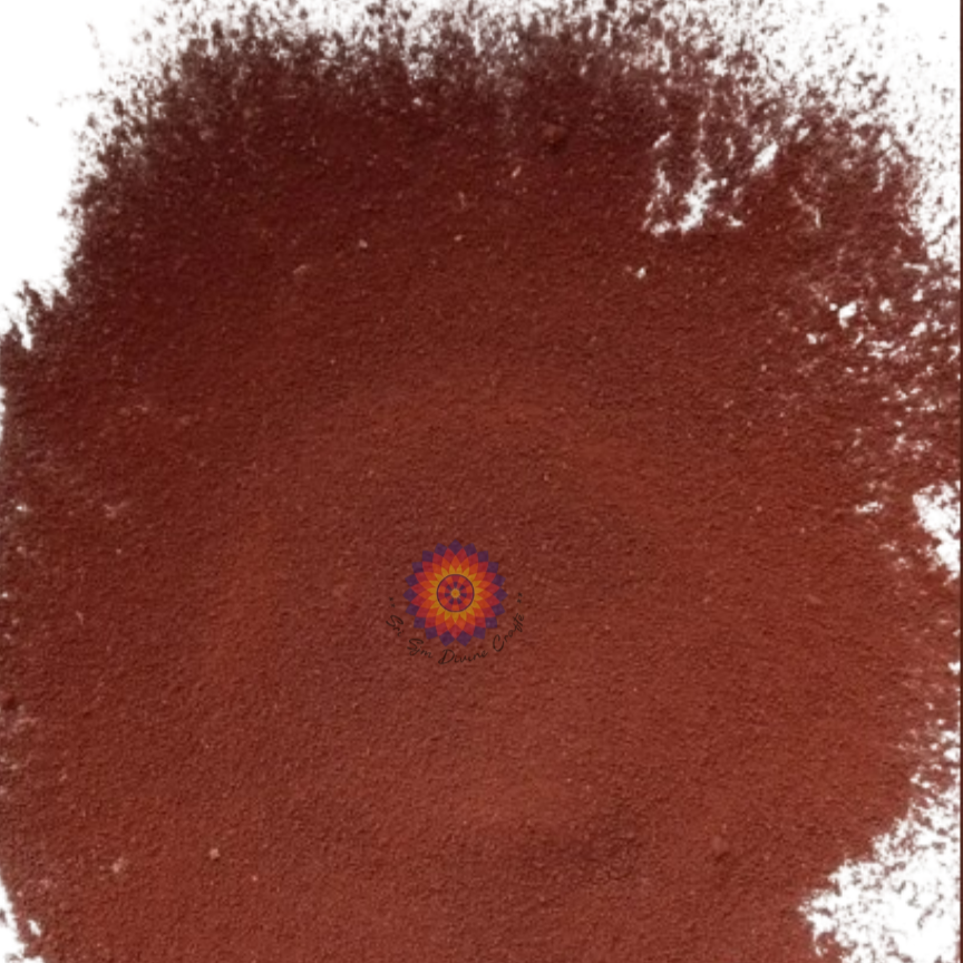 Premium Rangoli Colour Powder - Red Sand (Kaavi Podi)