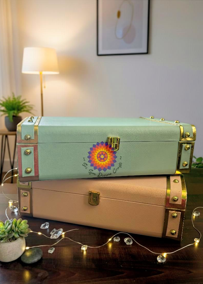 Trunk Box - MDF Leather Box – Big Size