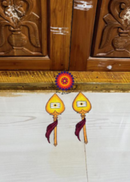 readymade rangoli design for Diwali 2025