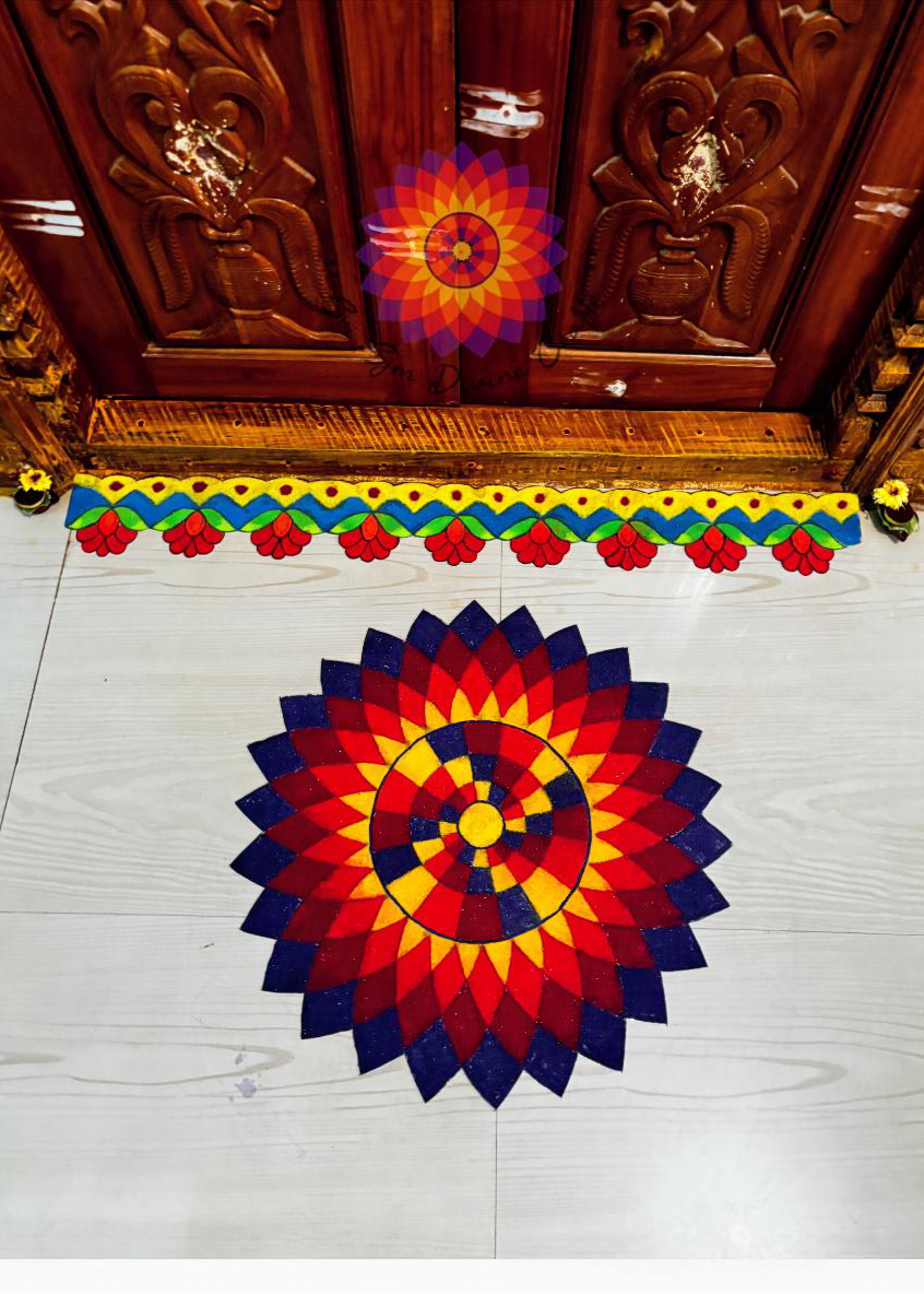 Readymade Rangoli Design