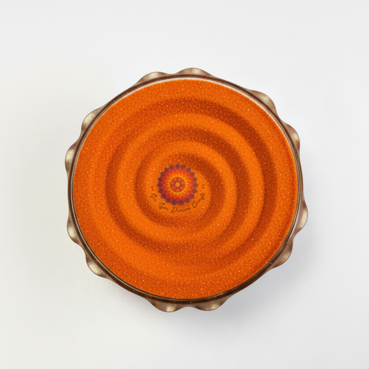 Premium Rangoli Powder - Citrus Orange