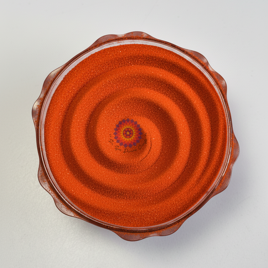 Premium Rangoli Powder - Sunset Orange