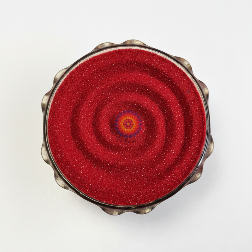 Buy rangoli powder online India — Divine Crafte Premium Chilli Red Colour Powder 250g