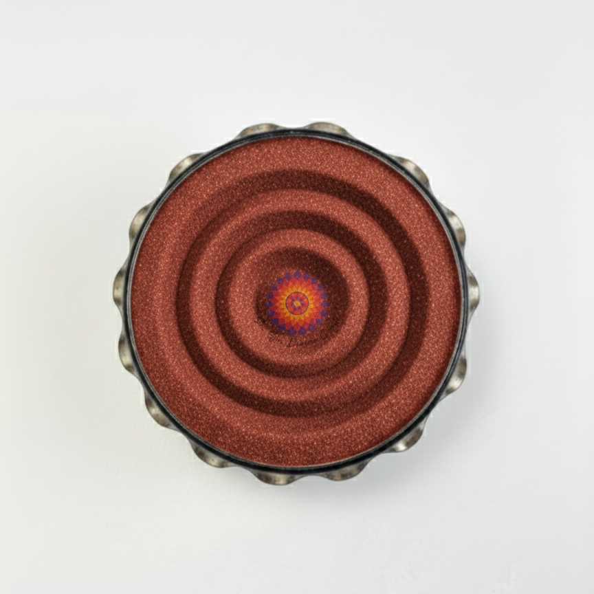 Rangoli colour powder in vibrant colors for Diwali and festivals - Kavi podi - Red sand