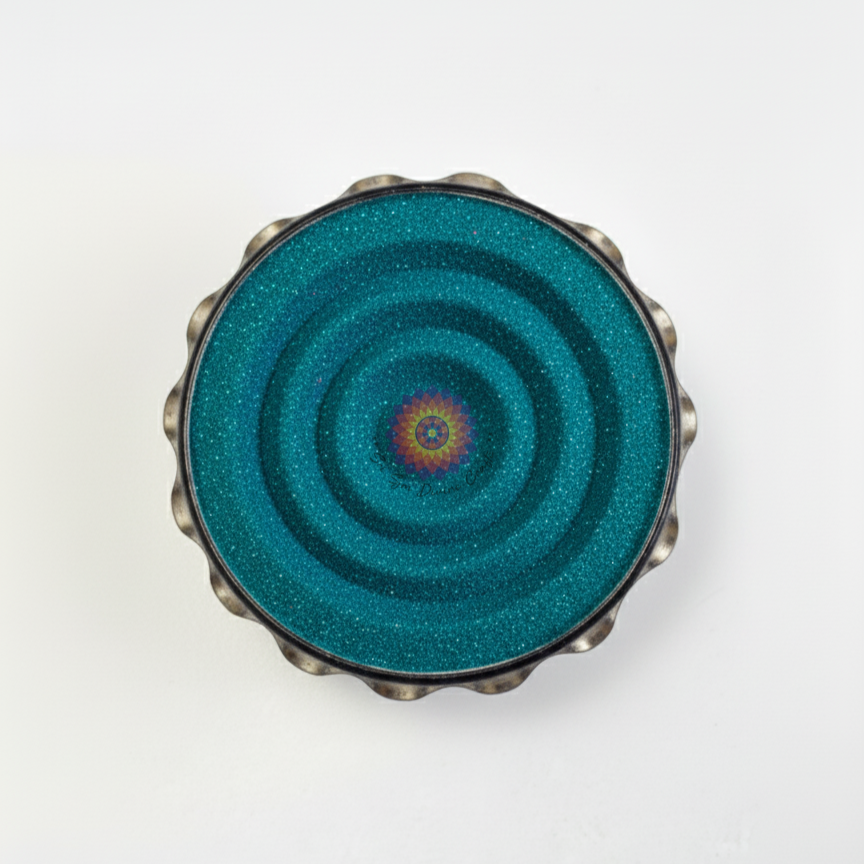 Rangoli colour powder in vibrant colors for Diwali and festivals - Rama Green