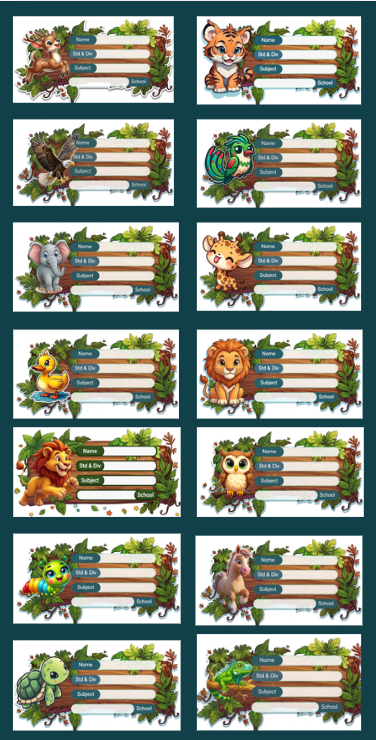Starter Pack – 14 Labels (Small pack)