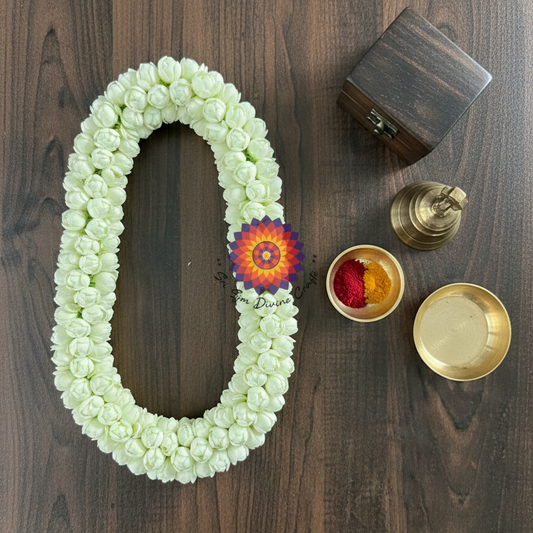 Premium Handmade Realistic Bloomed Jasmine- Veni String