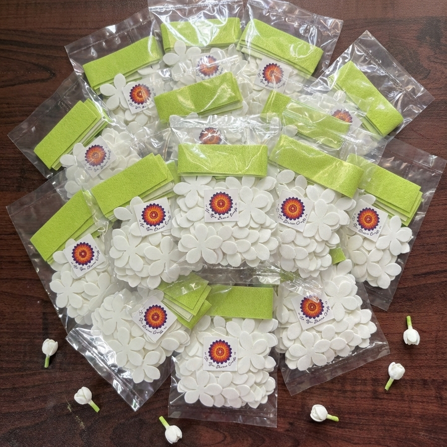 Artificial Jasmine Flower Making Kit