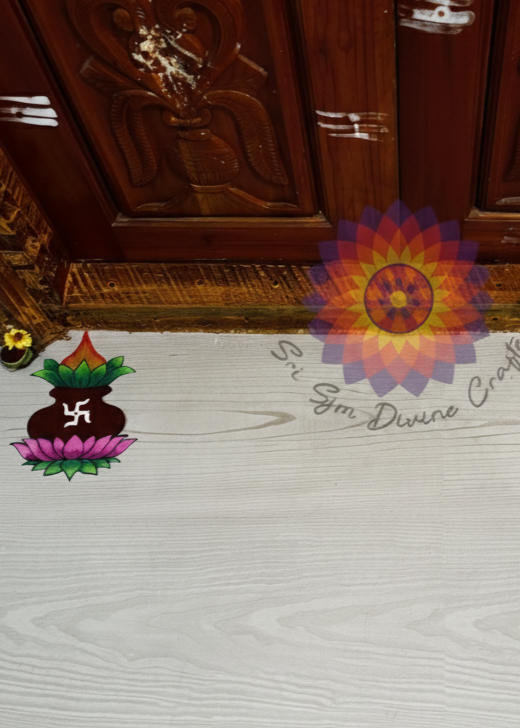 readymade rangoli design for Diwali 2025