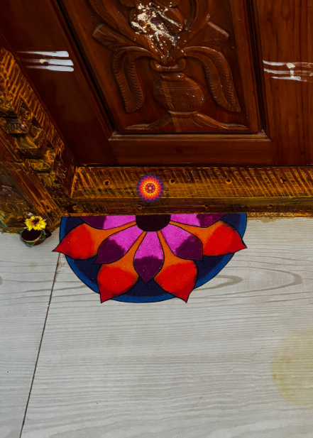 Readymade Semicircle Rangoli - Big